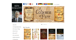 Desktop Screenshot of ken-follett.com